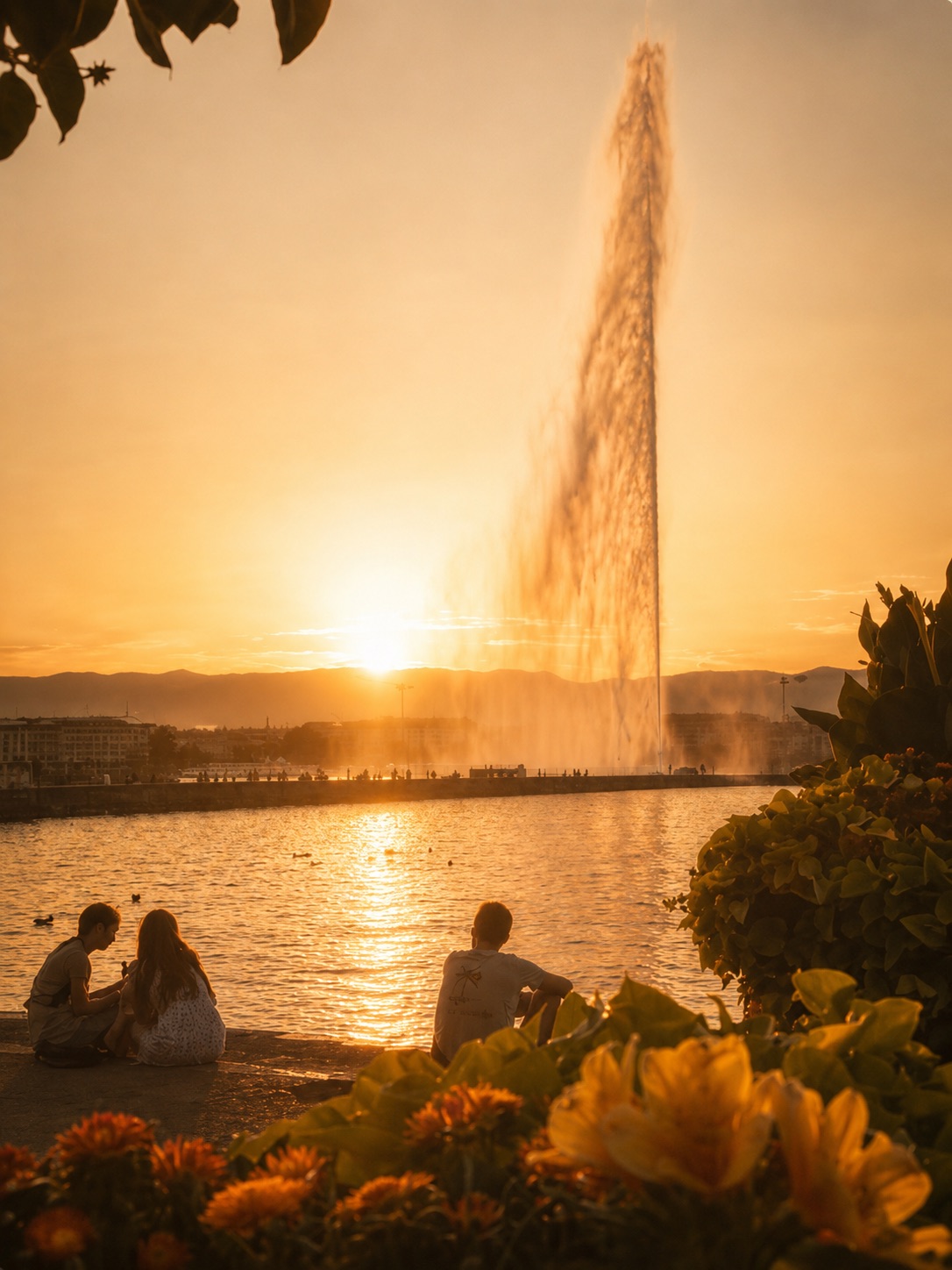 Le jet d'eau de Genève